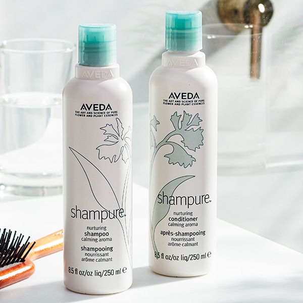 shampure hair care with calming aroma