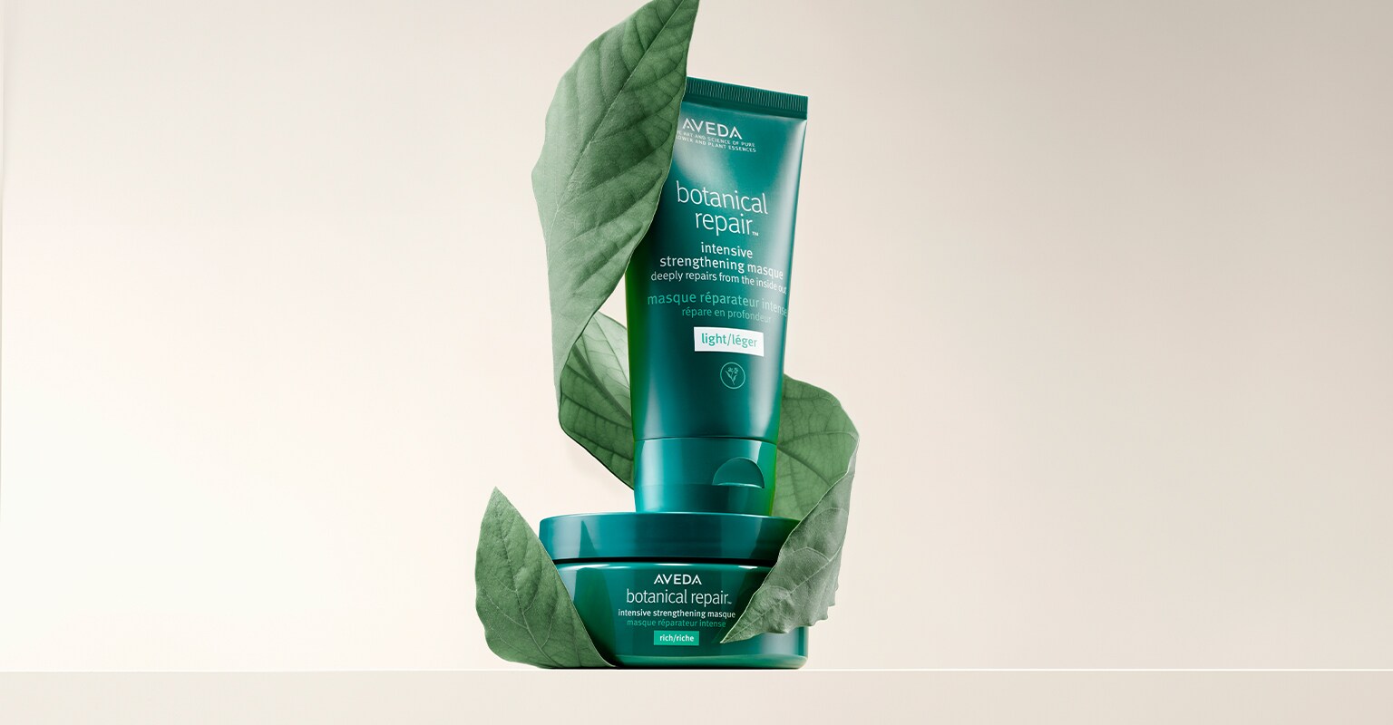 Restore damaged hair with botanical repair masques to strengthen hair from the inside out.