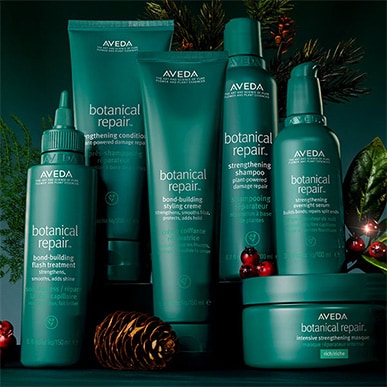 Instantly repair damaged hair with botanical repair hair care